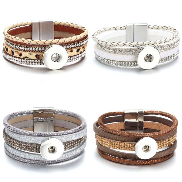 charm bracelets 18mm snap button jewelry leather bracelet handmade punk bangle diy snaps making, Golden;silver
charm bracelets 18mm snap button jewelry leather bracelet handmade punk bangle diy snaps making, Golden;silver