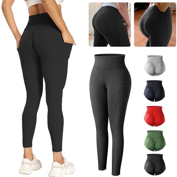 high waist with pocket leggings ruched butt lifting workout leggins women perfect fit fitness legging no see through pencil pant, Black
high waist with pocket leggings ruched butt lifting workout leggins women perfect fit fitness legging no see through pencil pant, Black