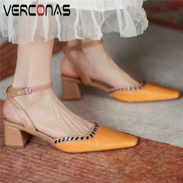 sandals verconas fashion summer women genuine leather pumps ankle strap thick heels square toe party casual shoes woman 2021, Black
sandals verconas fashion summer women genuine leather pumps ankle strap thick heels square toe party casual shoes woman 2021, Black