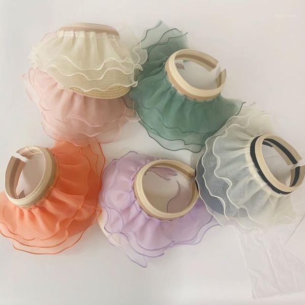 1pcs empty cap straw hat children summer sun protection candy color lace edge princess beach caps & hats1, Yellow
1pcs empty cap straw hat children summer sun protection candy color lace edge princess beach caps & hats1, Yellow
