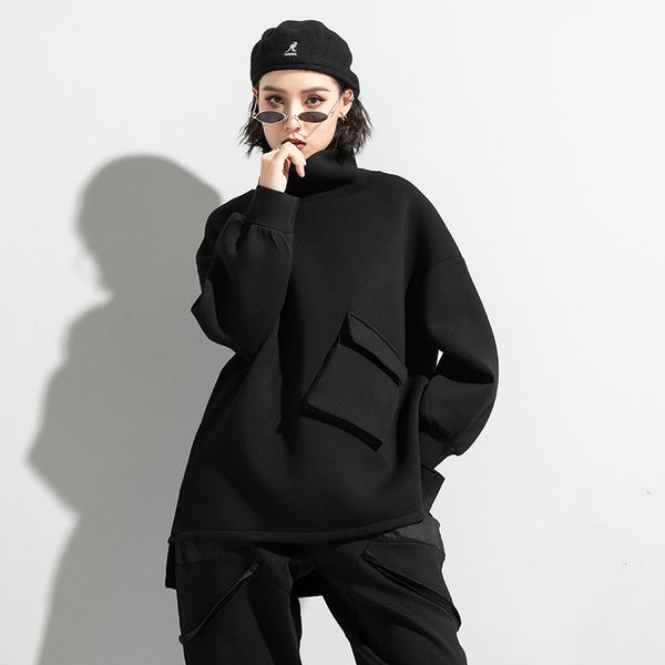 2021 new autumn and winter streetwear solid thickened space cotton turtleneck full sweatshirt women 76ju, Black
2021 new autumn and winter streetwear solid thickened space cotton turtleneck full sweatshirt women 76ju, Black