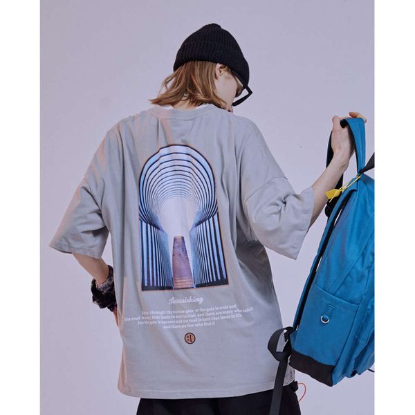 surf men's summer guo chao kan ye's eponymous album theme print hip hop loose short sleeve man, White;black 
surf men's summer guo chao kan ye's eponymous album theme print hip hop loose short sleeve man, White;black