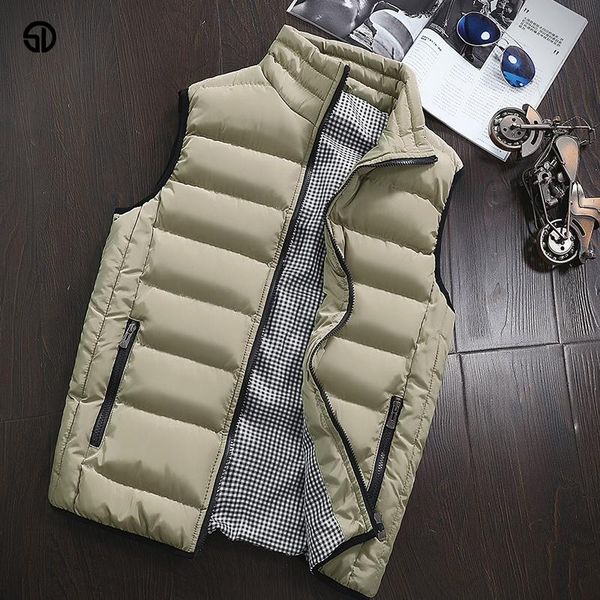 men's vests vest men sleeveless jacket winter warm waistcoat stylish solid outerwear mens brand slim fit 10 colors jackets big size, Black;white
men's vests vest men sleeveless jacket winter warm waistcoat stylish solid outerwear mens brand slim fit 10 colors jackets big size, Black;white