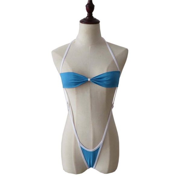 one-piece suits bikini solid color hanging neck folds bow exposed girl beach swimwear women one piece swimsuit biquini bikinis
one-piece suits bikini solid color hanging neck folds bow exposed girl beach swimwear women one piece swimsuit biquini bikinis