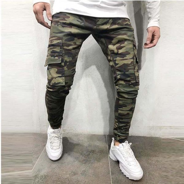 men's jeans casual camouflage cargo pants military pencil slim multi-pocket hip-hop men jogger mens loose overalls trousers, Blue
men's jeans casual camouflage cargo pants military pencil slim multi-pocket hip-hop men jogger mens loose overalls trousers, Blue