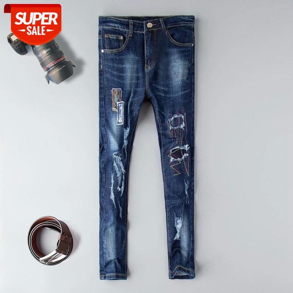 2019 blue new fashion men brand jeans european high street designer biker jeans men hip hop ripped slim pants dropshipping #pr76
2019 blue new fashion men brand jeans european high street designer biker jeans men hip hop ripped slim pants dropshipping #pr76