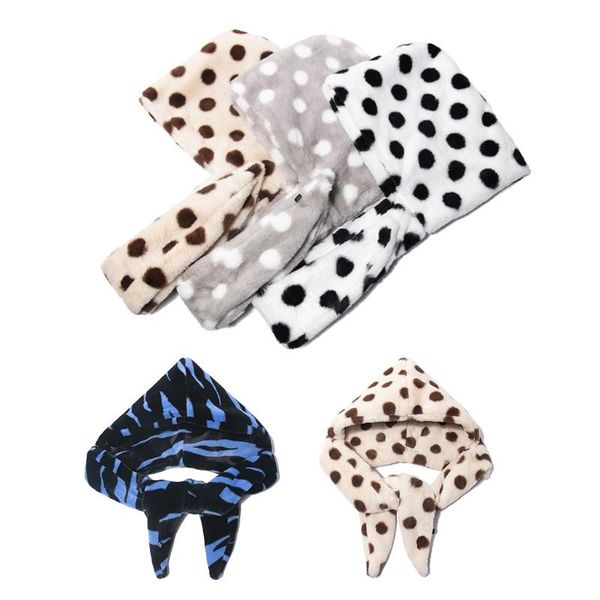 scarves winter 2 in 1 fluffy plush warm hooded long scarf hat vintage zebra cow animal print earflap cap neck warmer shawl wrap, Blue;gray
scarves winter 2 in 1 fluffy plush warm hooded long scarf hat vintage zebra cow animal print earflap cap neck warmer shawl wrap, Blue;gray