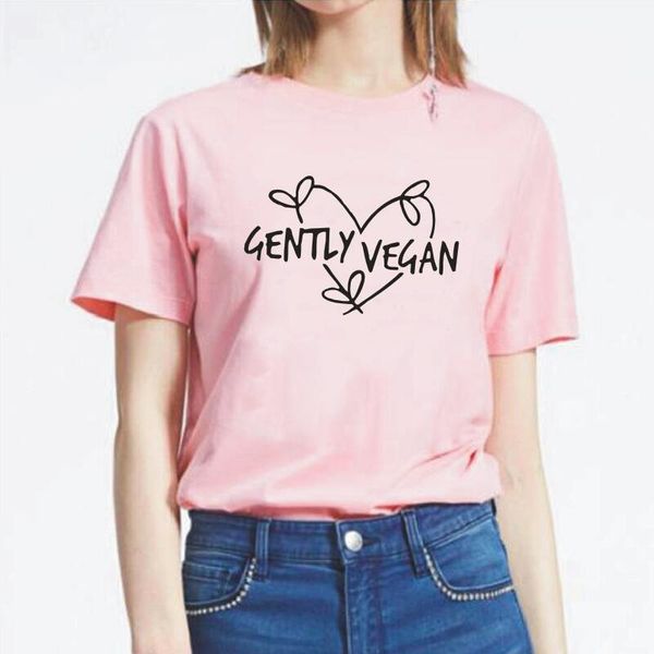 women's t-shirt gently vegan letter print t shirts women summer short sleeve hipster harajuku tee shirt femme korean casual, White
women's t-shirt gently vegan letter print t shirts women summer short sleeve hipster harajuku tee shirt femme korean casual, White