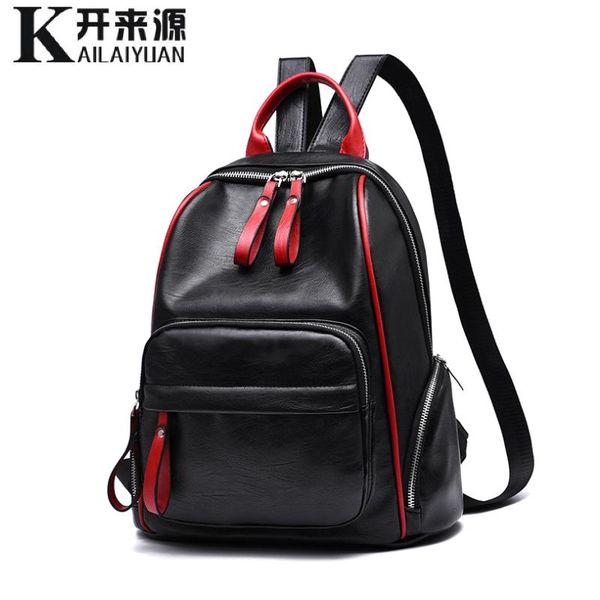 backpack style 100% genuine leather women 2021 lady student fashion casual korean shoulder bag
backpack style 100% genuine leather women 2021 lady student fashion casual korean shoulder bag