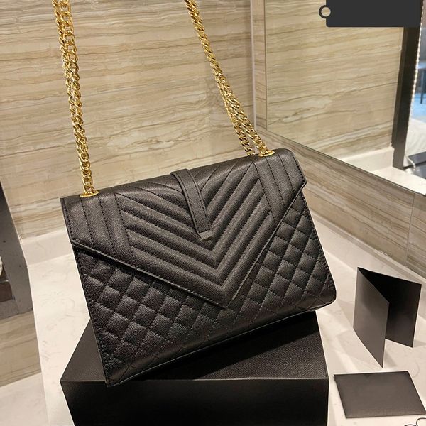 black lattice ladies shoulder bag trendy gold color chain soft leather handbags for women luxury design bag crossbody envelope bag plaid dec
black lattice ladies shoulder bag trendy gold color chain soft leather handbags for women luxury design bag crossbody envelope bag plaid dec