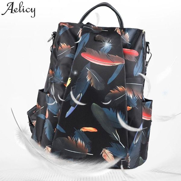 outdoor bags aelicy backpack women multifunctional large capacity girls school bag feather pattern travel for ladies mochila feminina
outdoor bags aelicy backpack women multifunctional large capacity girls school bag feather pattern travel for ladies mochila feminina