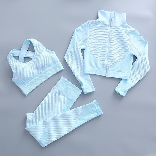 yoga outfit 2/3 piece set women work out clothing female gym fitness seamless sportswear zipper shirts sports bra active leggings
yoga outfit 2/3 piece set women work out clothing female gym fitness seamless sportswear zipper shirts sports bra active leggings