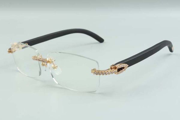 2021 new style high-end designers medium diamonds glasses 3524012 for men women natural black wooden glasses frame, size: 36-18-135mm, Silver
2021 new style high-end designers medium diamonds glasses 3524012 for men women natural black wooden glasses frame, size: 36-18-135mm, Silver