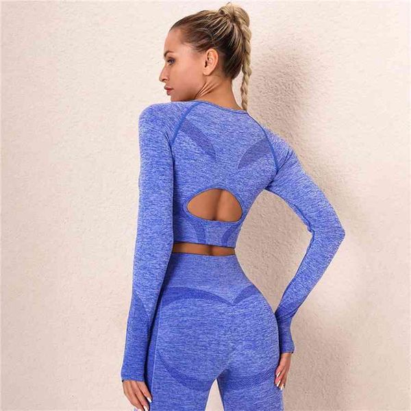hamidou women energy seamless sets 2 pcs gym suits long sleeve push up leggings high waist pants running yoga 210802, Gray
hamidou women energy seamless sets 2 pcs gym suits long sleeve push up leggings high waist pants running yoga 210802, Gray