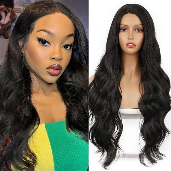 synthetic wigs aisi hair long body wavy wig heat resistant for black women side part hairline natural looking daily use
synthetic wigs aisi hair long body wavy wig heat resistant for black women side part hairline natural looking daily use