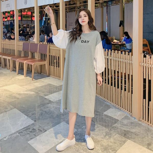 maternity dresses 2021 summer dress pregnant tees korea stitching pregnancy clothes puff sleeve plus size loose cotton t-shirt, White
maternity dresses 2021 summer dress pregnant tees korea stitching pregnancy clothes puff sleeve plus size loose cotton t-shirt, White