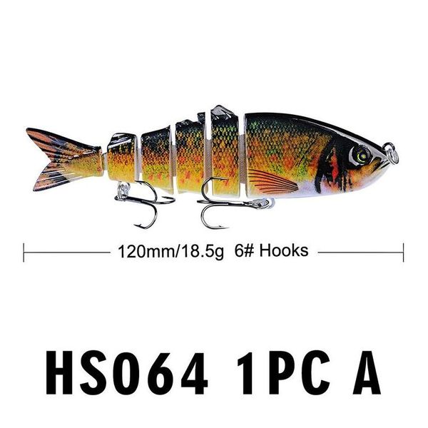 realistic multi-jointed 3d fish six segmented body fishing lure 12cm 18.5g s-shaped swimming lipless laser jllnkj sport777
realistic multi-jointed 3d fish six segmented body fishing lure 12cm 18.5g s-shaped swimming lipless laser jllnkj sport777