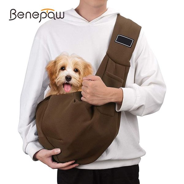 benepaw fashion sling for small dogs comfortable wide shoulder strap secure hook pet carrier durable puppy carrying bag travel
benepaw fashion sling for small dogs comfortable wide shoulder strap secure hook pet carrier durable puppy carrying bag travel