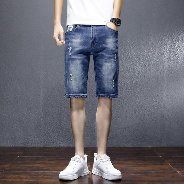men's shorts pure cotton ripped summer mens blue jeans plus size loose streetwear fashion boys casual z075, White;black
men's shorts pure cotton ripped summer mens blue jeans plus size loose streetwear fashion boys casual z075, White;black