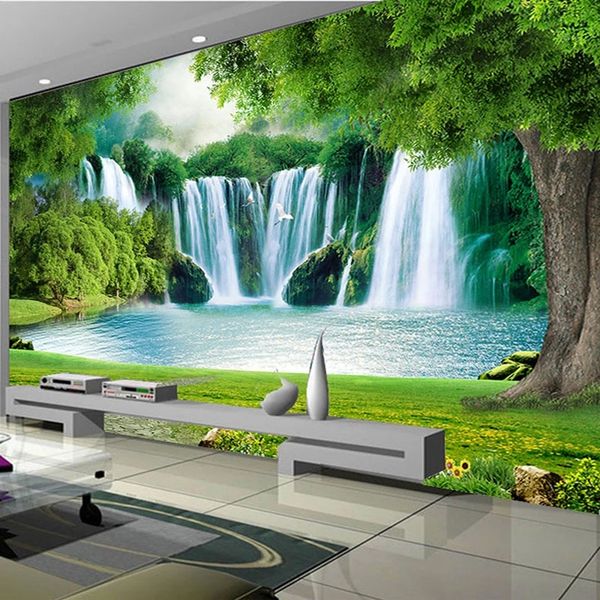 custom arbitrary size 3d wallpaper waterfall meadow green landscape mural living room bdroom backdrop decoration
custom arbitrary size 3d wallpaper waterfall meadow green landscape mural living room bdroom backdrop decoration