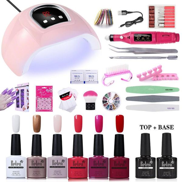 nail art kits belen 23pcs set uv led lamp dryer with gel polish kit soak off manicure tools electric drill for
nail art kits belen 23pcs set uv led lamp dryer with gel polish kit soak off manicure tools electric drill for