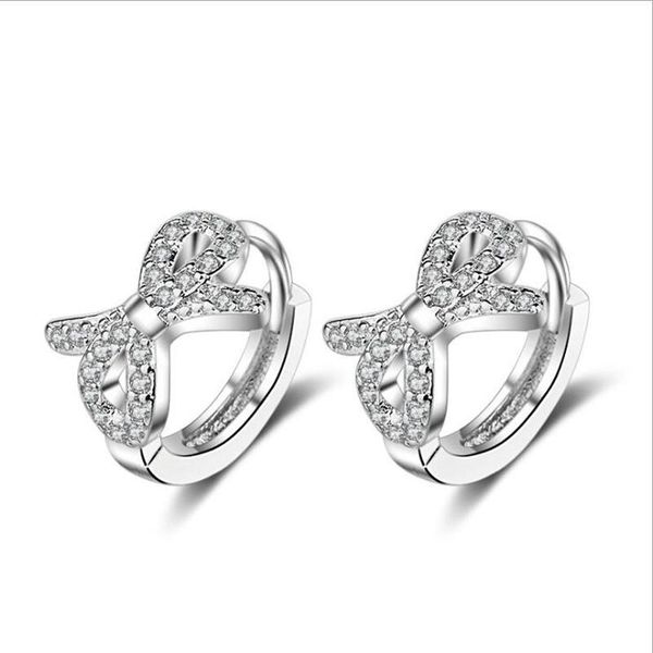 hoop & huggie kofsac fashion exquisite zircon bow-knot earring jewelry 925 sterling silver earrings for women valentine's day gifts, Golden;silver
hoop & huggie kofsac fashion exquisite zircon bow-knot earring jewelry 925 sterling silver earrings for women valentine's day gifts, Golden;silver