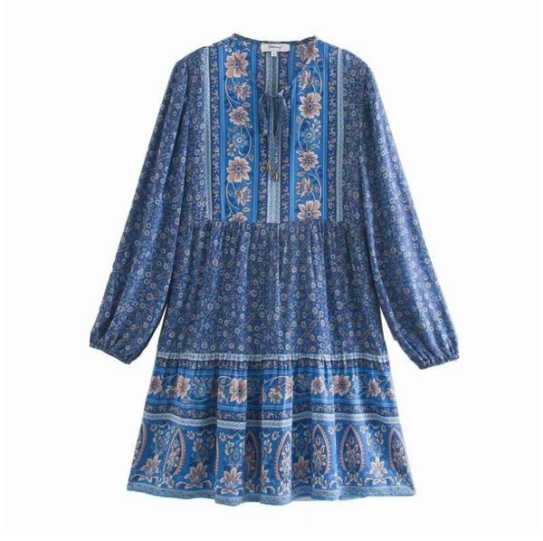 2021 Bohemia Lacing up V neck Location Floral Print Lantern Long Sleeve Short Dress Hippie Woman Holiday Dresses BOHO Vestidos, Red
2021 Bohemia Lacing up V neck Location Floral Print Lantern Long Sleeve Short Dress Hippie Woman Holiday Dresses BOHO Vestidos, Red