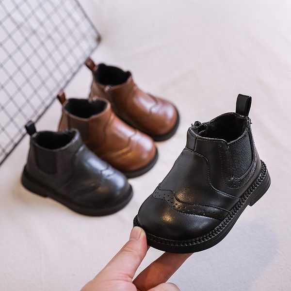 boots autumn winter baby girl casual short england style soft bottom toddler boys shoes for 1-2t kids, Black;grey
boots autumn winter baby girl casual short england style soft bottom toddler boys shoes for 1-2t kids, Black;grey