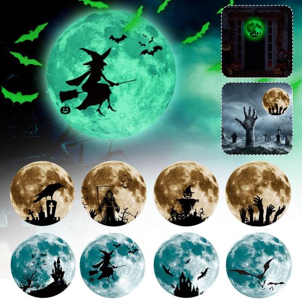 wall stickers 30cm/12inch halloween moon sticker non-toxic waterproof glow in dark ghost pumpkin luminous room decoration
wall stickers 30cm/12inch halloween moon sticker non-toxic waterproof glow in dark ghost pumpkin luminous room decoration