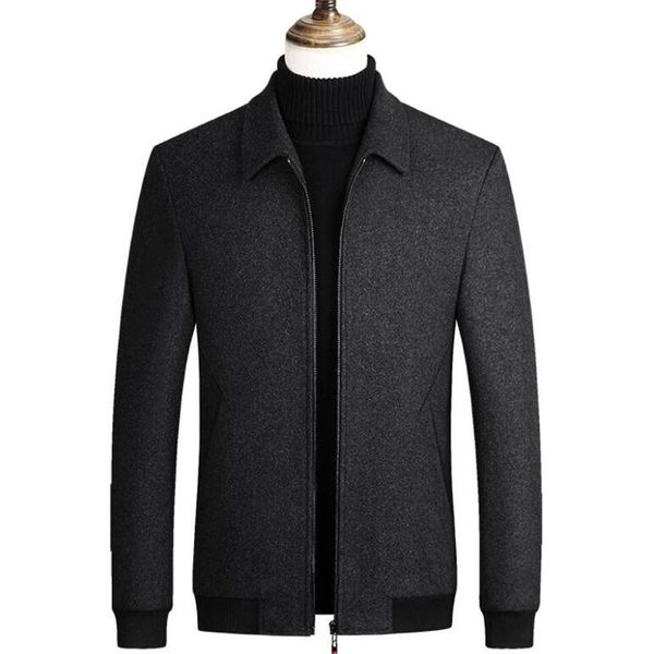 men's wool & blends 2021 winter 25% coat men business casual woolen jacket short slim fit solid color zipper oversize 4xl, Black
men's wool & blends 2021 winter 25% coat men business casual woolen jacket short slim fit solid color zipper oversize 4xl, Black