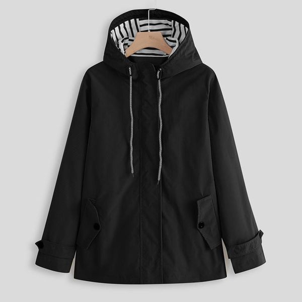 women's trench coats women windbreaker spring autumn zipper coat fashion plus size ladies drawstring hooded raincoat windproof jacket l, Tan;black
women's trench coats women windbreaker spring autumn zipper coat fashion plus size ladies drawstring hooded raincoat windproof jacket l, Tan;black