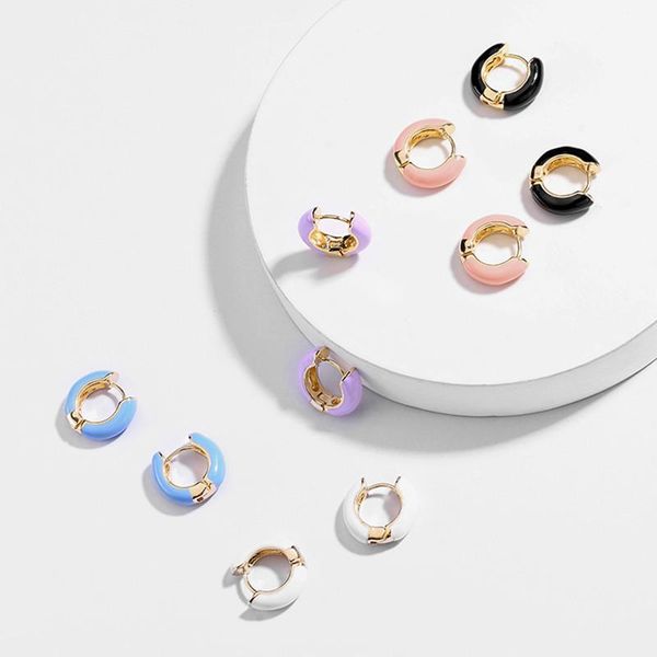 hoop & huggie fashion small earrings for women girls colorful drip glaze round circle earring hoops ear buckle jewelry gifts, Golden;silver
hoop & huggie fashion small earrings for women girls colorful drip glaze round circle earring hoops ear buckle jewelry gifts, Golden;silver