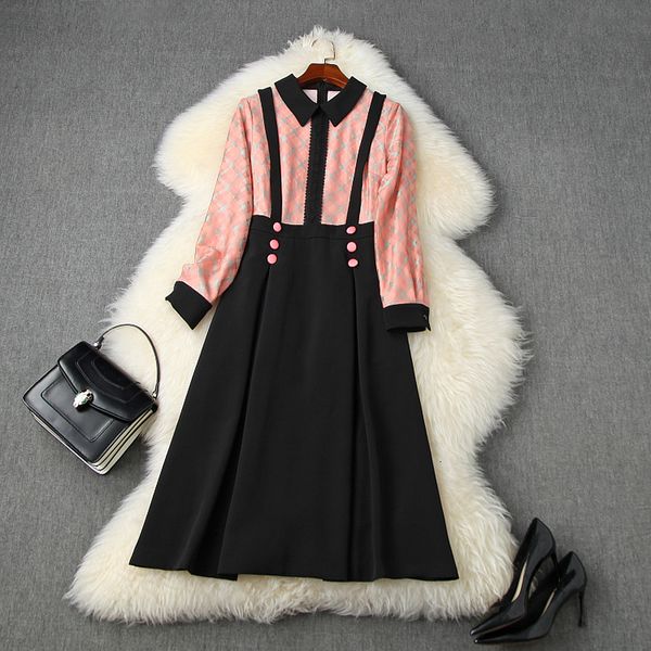 2021 new superior quality autumn celebrities women shirt casual lace patchwork slim party dress girl lady winter dresses r4fz, Black;gray
2021 new superior quality autumn celebrities women shirt casual lace patchwork slim party dress girl lady winter dresses r4fz, Black;gray