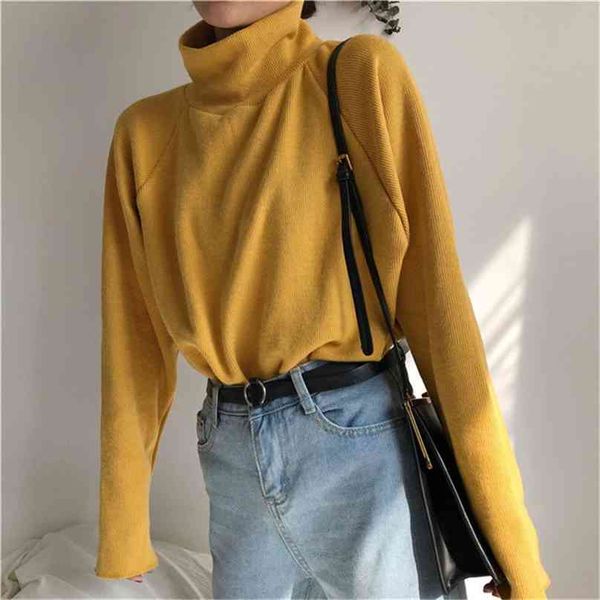 turtleneck plus size 3xl sweater for women autumn knitted jumper women's sweater casual loose long sleeve jacket pullover female 210918, White;black
turtleneck plus size 3xl sweater for women autumn knitted jumper women's sweater casual loose long sleeve jacket pullover female 210918, White;black
