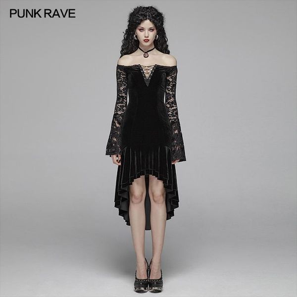 casual dresses punk rave women's gothic victorian velvet lace long sleeve black dress strapless christmas halloween evening party sexy, Black;gray
casual dresses punk rave women's gothic victorian velvet lace long sleeve black dress strapless christmas halloween evening party sexy, Black;gray