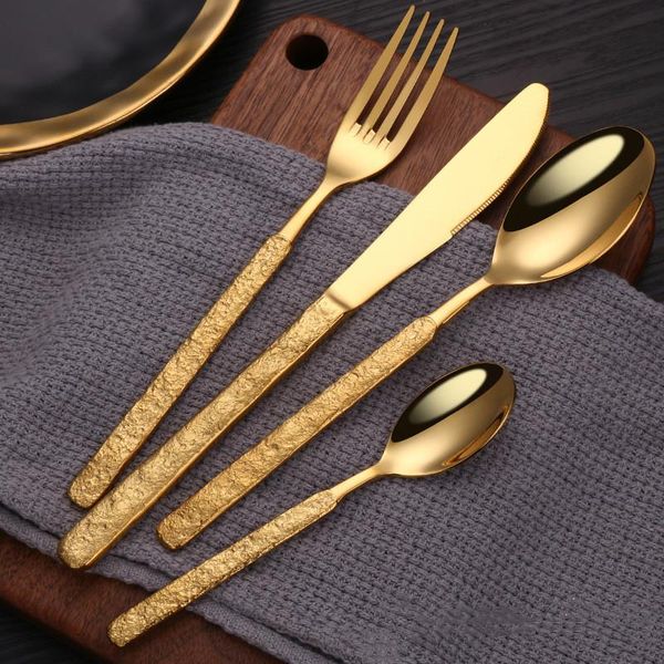 dinnerware sets gold stainless steel cutlery tableware set mirror fork spoon knife western dinner the spoons drop
dinnerware sets gold stainless steel cutlery tableware set mirror fork spoon knife western dinner the spoons drop
