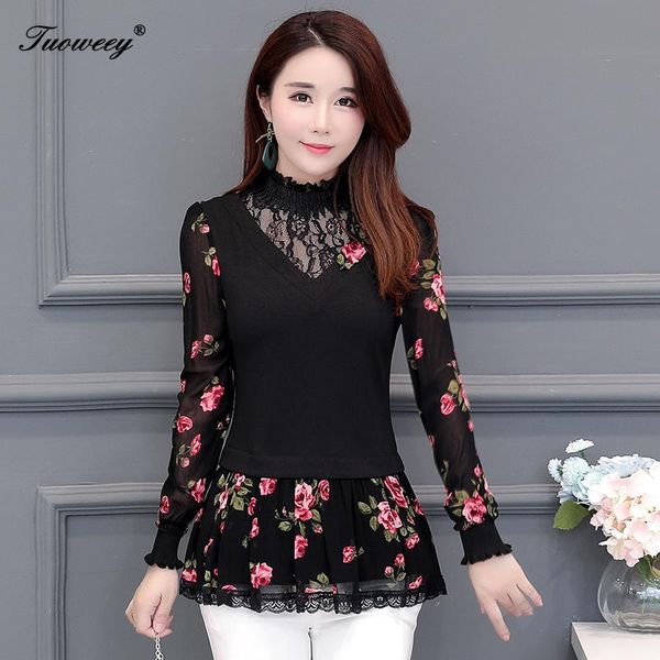 women's blouses & shirts spring autumn hollow out lace women blouse shirt older long sleeve flower printed see through female, White
women's blouses & shirts spring autumn hollow out lace women blouse shirt older long sleeve flower printed see through female, White