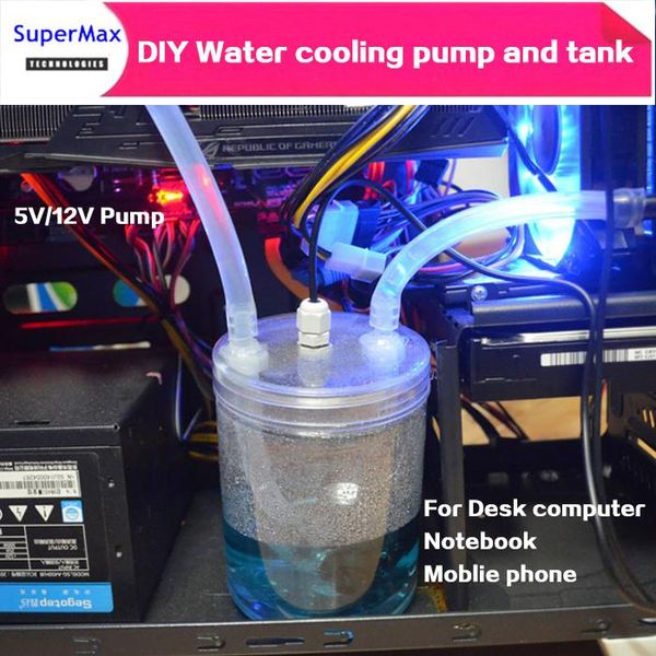 fans & coolings diy water cooling pump and tank 5v 12v dc with speed measurement wire for desk notebooks phone
fans & coolings diy water cooling pump and tank 5v 12v dc with speed measurement wire for desk notebooks phone