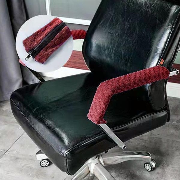chair covers computer swivel armrest cover solid color practical jacquard pattern household items
chair covers computer swivel armrest cover solid color practical jacquard pattern household items