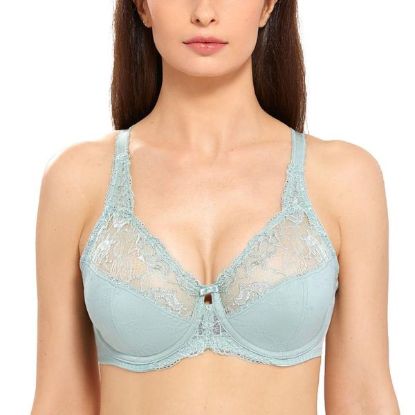 women's soft beauty lace non padded full figure underwire minimizer bra plus size, Red;black
women's soft beauty lace non padded full figure underwire minimizer bra plus size, Red;black