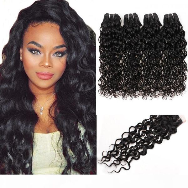 indian human hair wefts 10a brazilian hair human hair bundles with closure water wave wholesale 4bundles with closure, Black
indian human hair wefts 10a brazilian hair human hair bundles with closure water wave wholesale 4bundles with closure, Black