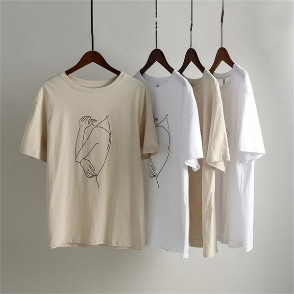 ies summer t-shits woman girls printing abstract t-shirts casual short sleeve 100% cotton tees 210708, White
ies summer t-shits woman girls printing abstract t-shirts casual short sleeve 100% cotton tees 210708, White