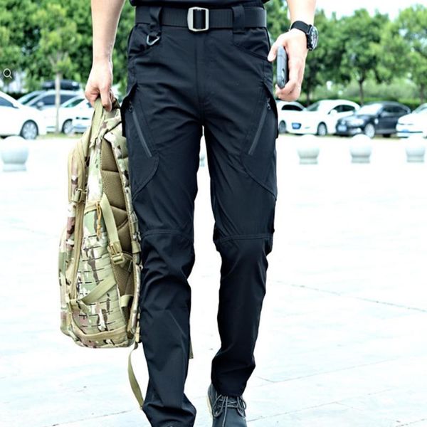 men's pants ourdoor mens summer quick-dry tactical trousers male multiple pocket elasticity men loose cargo, Black
men's pants ourdoor mens summer quick-dry tactical trousers male multiple pocket elasticity men loose cargo, Black