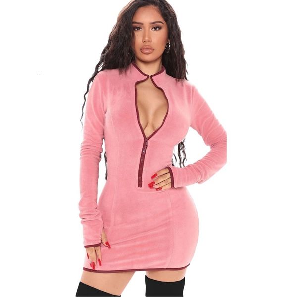 sweet pink fashion wrap dresses for women zipper collar dressed skinny 2021 autumn new tracksuit dress casual h8hj, Black;gray
sweet pink fashion wrap dresses for women zipper collar dressed skinny 2021 autumn new tracksuit dress casual h8hj, Black;gray