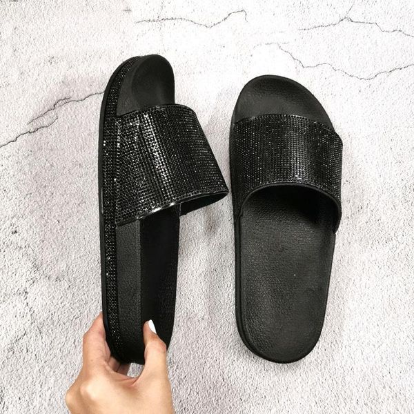 slippers 2021 summer diamond women fashion casual ladies flip-flops anti-slip bling rhinestone shoes woman big size 36-41, Black
slippers 2021 summer diamond women fashion casual ladies flip-flops anti-slip bling rhinestone shoes woman big size 36-41, Black
