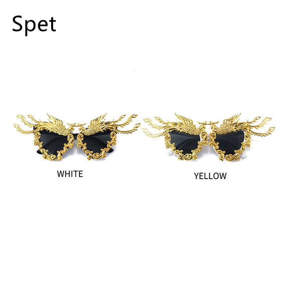 sunglasses sept and phoenix fashion party women unique colorful gold punk sun glasses female eyeglasses, White;black
sunglasses sept and phoenix fashion party women unique colorful gold punk sun glasses female eyeglasses, White;black