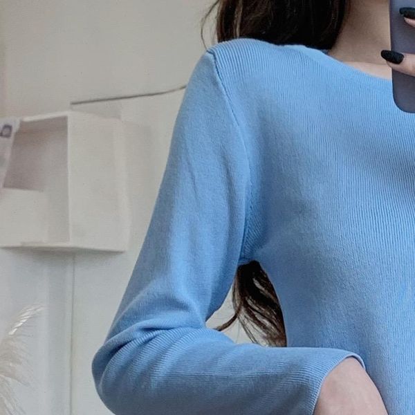 women o neck knitted full sleeve cropped sweaters cardigans lady knit short stretchy thin summer knitwear for female, White;black
women o neck knitted full sleeve cropped sweaters cardigans lady knit short stretchy thin summer knitwear for female, White;black