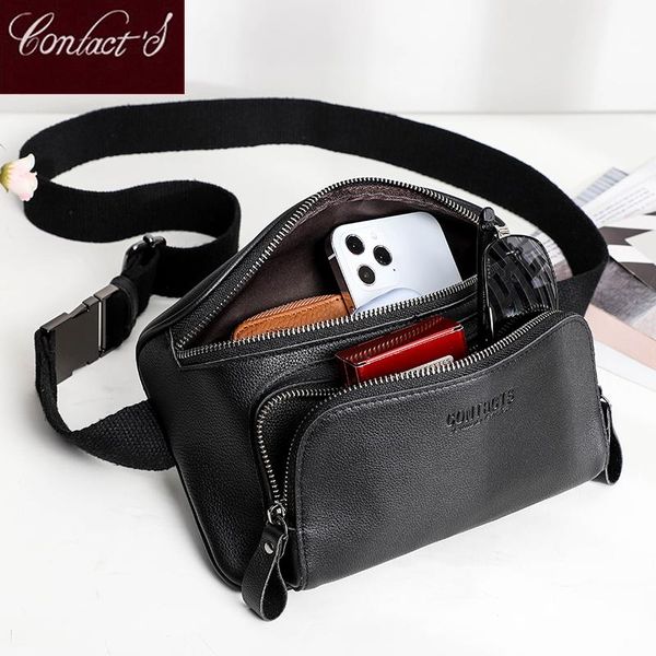 contact's women belt bag genuine leather waist pack fashion fanny packs female phone pouch bag small shoulder chest bags quality
contact's women belt bag genuine leather waist pack fashion fanny packs female phone pouch bag small shoulder chest bags quality