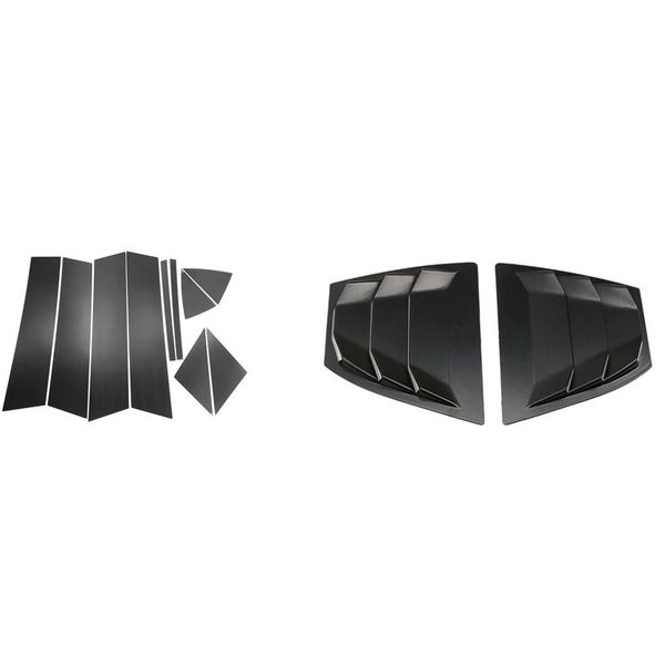 car sunshade 10 pcs mirror effect plastic window pillar posts trims & 1 black rear side louvers vent
car sunshade 10 pcs mirror effect plastic window pillar posts trims & 1 black rear side louvers vent