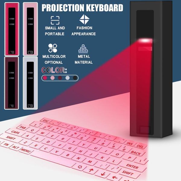 keyboards portable intelligent pc desk virtual wireless bluetooth projection keyboard, stylish appearance, metal material
keyboards portable intelligent pc desk virtual wireless bluetooth projection keyboard, stylish appearance, metal material